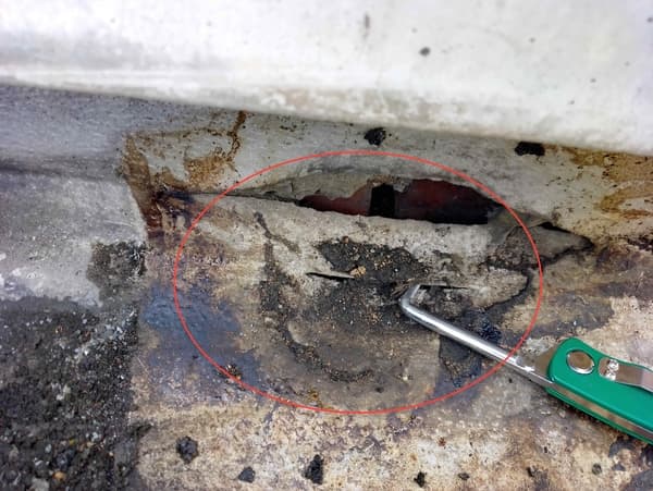 Flachdach Leckage - Schadensstelle lokalisiert