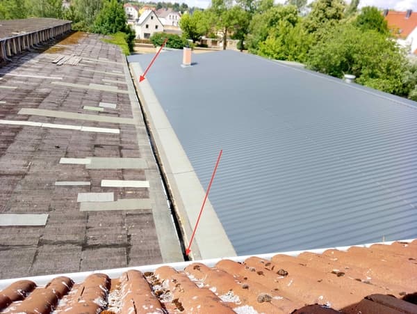 Flachdach Leckage - detaillierte Übersicht